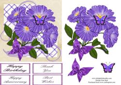 Purple Splendour Quick Card