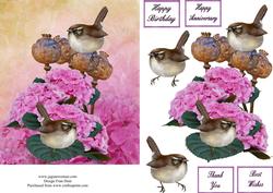 Poppy Seed Heads with Decoupage