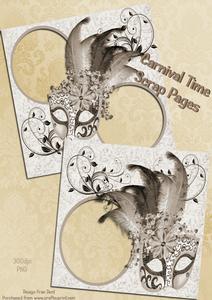 Carnival Time Scrap Pages