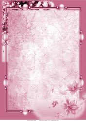 Pink Floral Frame