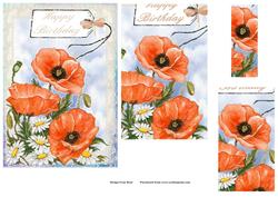 Poppies and Daisies Pyramid