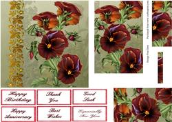 Pansies for a Lady Pyramid