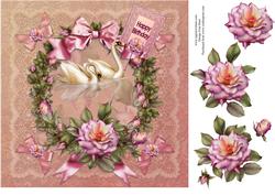 Swans and Roses