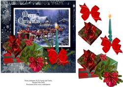 Candle Bauble and Presents