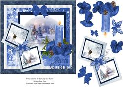 Merry Christmas Scenes Step by Step