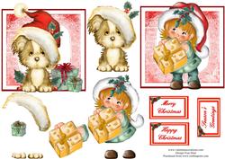 Two Cute Step by Step Christmas Toppers