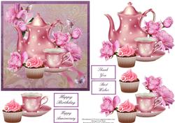 Roses and Tea Time Treats Step by Step