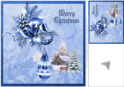 Merry Christmas in Blue