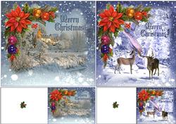 Winter Christmas Toppers and Gift Tags
