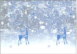 Deer in Winter Backing Sheet