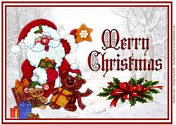 Merry Christmas from Santa and the Gang