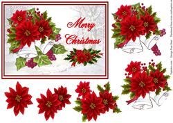 Silver Bells with Decoupage
