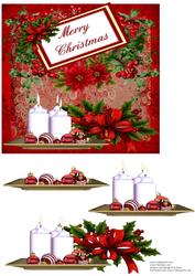 Merry Christmas Candles
