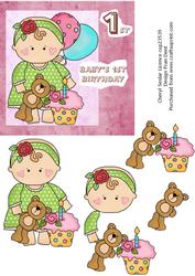 Baby Girl's 1st Birthday