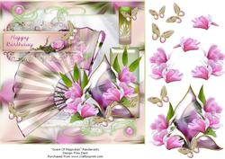 Perfumed Magnolias with Fan