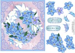 Forget-me-knot Wreath