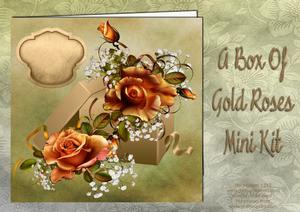 A Box of Gold Roses Mini Kit
