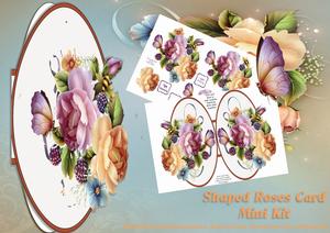 Shaped Roses Card Mini Kit