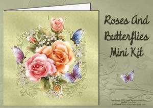 Roses and Butterflies Mini Kit