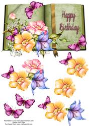 A Book of Butterflies and Flowers