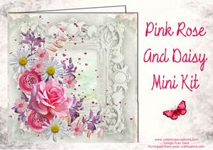 Pink Rose and Daisy Mini Kit