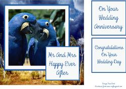 Mr and Mrs Happy Ever After Topper