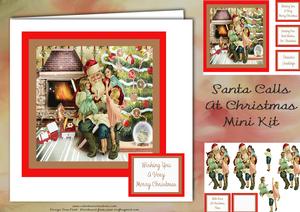 Santa Calls at Christmas Mini Kit