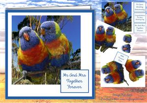 Mr and Mrs Together Forever Card Kit