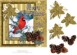 Merry Christmas Red Cardinal