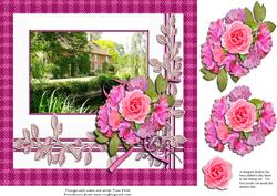 Rose Embellished Country Cottage