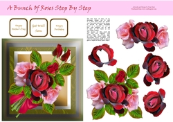 A Bunch Of Roses Step By Step