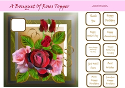 A Bouquet Of Roses Topper