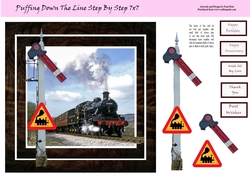 Puffing Down The Line Step By Step 7x7