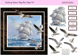 Sailing Home Step By  Step 7x7