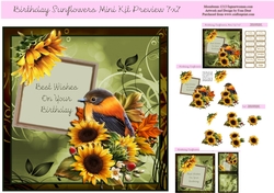 Birthday Sunflowers Mini Kit
