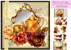 Reflections Of Copper And Gold Mini Kit 8x8