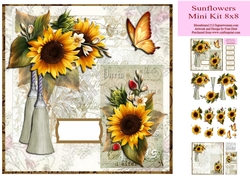 Sunflowers Mini Kit 8x8