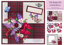 Lilac Bouquet 8x8 Card Kit