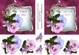 Blue and Pink Roses Topper 2