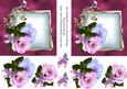 Blue and Pink Roses 4