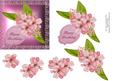 Pink Lilies Happy Birthday Step by Step