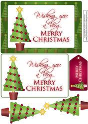 Christmas Tree Card Front