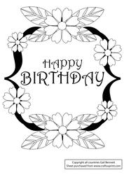 Happy Birthday Primrose Stamp