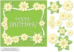 Large Square Birthday Card