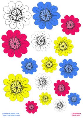 Flower Digistamps