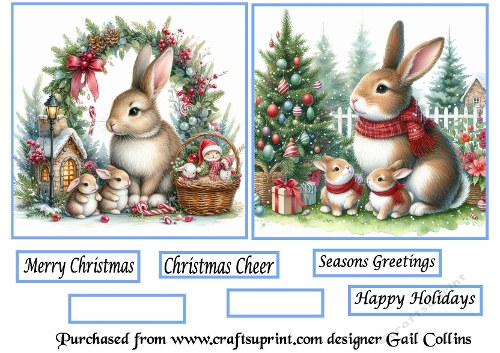 Christmas with furry friends 