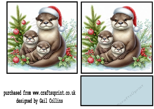 Trio of otters