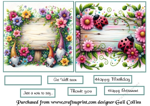 flower notice boards