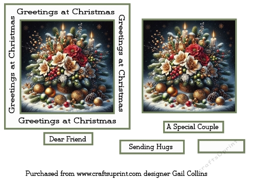 Christmas Floral display 