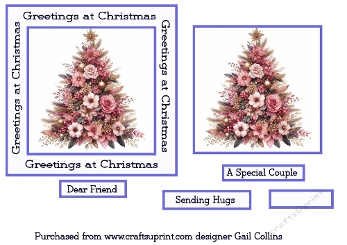 floral Christmas Tree